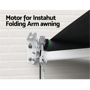 230V Folding Arm Awning Replacement Motor with remote 40NM