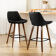 2x Bentwood Leg Bar Stool Set Kitchen High Chair Seating Home Office Cafe