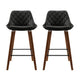 2x Bentwood Leg Bar Stool Set Kitchen High Chair Seating Home Office Cafe