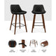 2x Bentwood Leg Bar Stool Set Kitchen High Chair Seating Home Office Cafe