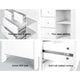 Baby Cabinet Change Table Tallboy Drawers Dresser Chest Storage White