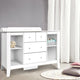 Baby Cabinet Change Table Tallboy Drawers Dresser Chest Storage White