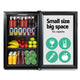 70L Bar Fridge Glass Door Mini Countertop Freezer Fridges Bottle Cooler - Afterpay - Zip Pay - Dodosales -