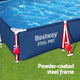 3M Swimming Pool Steel Frame Above Ground Water Fun