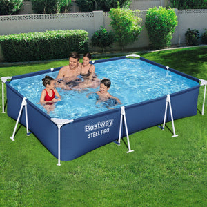 3M Swimming Pool Steel Frame Above Ground Water Fun