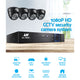 CCTV Security Home Camera System DVR 1080P Day Night 2MP IP 4 Dome Cameras 1TB Hard disk