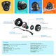 CCTV Camera Home Security System 8CH DVR 1080P IP 8 Dome Cameras Long Range