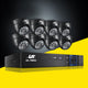 CCTV Camera Home Security System 8CH DVR 1080P IP 8 Dome Cameras Long Range