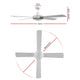 52'' Ceiling Fan w/Remote 3 Fan Speed Reverse Cycle Motor - White