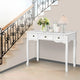 Hallway Console Table Sideboard Provincial Look Storage Drawer Entryway - White - Afterpay - Zip Pay - Dodosales -