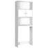 Bathroom Storage Cabinet Over The Toilet Unit Shelf Storage White