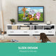 TV Stand Entertainment Unit with Drawers Shelves Cupboard Cabinet - White - Afterpay - Zip Pay - Dodosales -