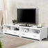 TV Stand Entertainment Unit with Drawers Shelves Cupboard Cabinet - White