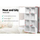 Display Shelf 8 Cube Storage 4 Door Cabinet Organiser Bookshelf Unit White - Afterpay - Zip Pay - Dodosales -