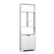 White Display Cabinet Shelves Shelf Unit Cupboard Storage Space - Afterpay - Zip Pay - Dodosales -