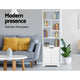 White Display Cabinet Shelves Shelf Unit Cupboard Storage Space - Afterpay - Zip Pay - Dodosales -