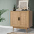 Rattan Buffet Sideboard Cabinet Storage Shelf Cupboard Hallway Table