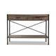 Wooden Hallway Console Table Dresser Industrial Rustic Look Side Table - Afterpay - Zip Pay - Dodosales -