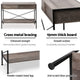Wooden Hallway Console Table Dresser Industrial Rustic Look Side Table - Afterpay - Zip Pay - Dodosales -
