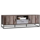 TV Stand Entertainment Unit Storage Cabinet Industrial Rustic Wooden 1.8M