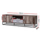 TV Stand Entertainment Unit Storage Cabinet Industrial Rustic Wooden 1.8M