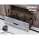 TV Stand Entertainment Unit Storage Cabinet Industrial Rustic Wooden 1.8M
