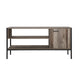 z Industrial Rustic Wooden Cabinet Entertainment Unit Display Stand Storage