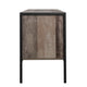 z Industrial Rustic Wooden Cabinet Entertainment Unit Display Stand Storage