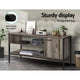 z Industrial Rustic Wooden Cabinet Entertainment Unit Display Stand Storage