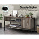 z Industrial Rustic Wooden Cabinet Entertainment Unit Display Stand Storage