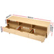 Wooden Scandinavian Look Entertainment Unit TV Stand Cabinet Storage Shelves