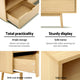 Wooden Scandinavian Look Entertainment Unit TV Stand Cabinet Storage Shelves