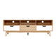 z Scandi Look TV Cabinet Entertainment Unit Stand Wooden Storage 140cm