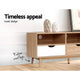 z Scandi Look TV Cabinet Entertainment Unit Stand Wooden Storage 140cm