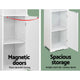 Bathroom Tallboy Furniture Toilet Storage Cabinet Laundry Cupboard Tall Shelves White