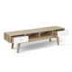 180cm TV Unit Cabinet Entertainment Stand Storage Wooden Scandinavian Look