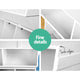 Kids Toy Box Stackable Bookshelf Storage Organiser Bookcase Shelf - Afterpay - Zip Pay - Dodosales -
