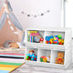 Kids Toy Box Stackable Bookshelf Storage Organiser Bookcase Shelf - Afterpay - Zip Pay - Dodosales -