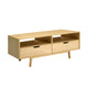 Scandinavian Look TV Cabinet Entertainment Unit Stand Wooden Storage 120cm