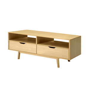 Scandinavian Look TV Cabinet Entertainment Unit Stand Wooden Storage 120cm