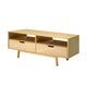 Scandinavian Look TV Cabinet Entertainment Unit Stand Wooden Storage 120cm