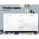 Front High Gloss Buffet Sideboard Storage Cabinet Cupboard Drawers Modern