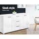Front High Gloss Buffet Sideboard Storage Cabinet Cupboard Drawers Modern