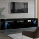 189 cm TV Stand Cabinet Entertainment Unit Front Gloss Furniture RGB LED Black