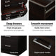 Chest Of drawer 6 Drawers Tallboy Storage Bedroom Furniture Walnut - Afterpay - Zip Pay - Dodosales -