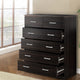 Chest Of drawer 6 Drawers Tallboy Storage Bedroom Furniture Walnut - Afterpay - Zip Pay - Dodosales -