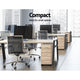 Office Filing Cabinet 5 Drawer Storage Home Study Cupboard Wood
