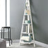 Display 5 Tier Corner Ladder Shelf Home Storage Plant Stand Bookshelf White