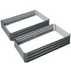 2x Galvanised Steel Raised Garden Bed Instant Planter Grey 150cmx90cm - Afterpay - Zip Pay - Dodosales -