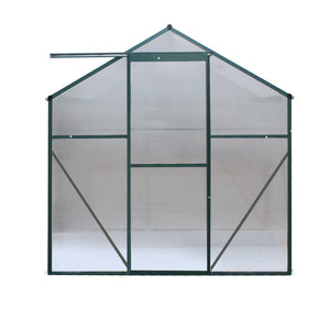 Polycarbonate Aluminium Greenhouse Poly Green Hot Shade House Garden Shed 1.9x1.9M